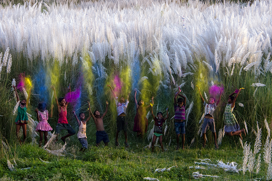 Colourful celebration