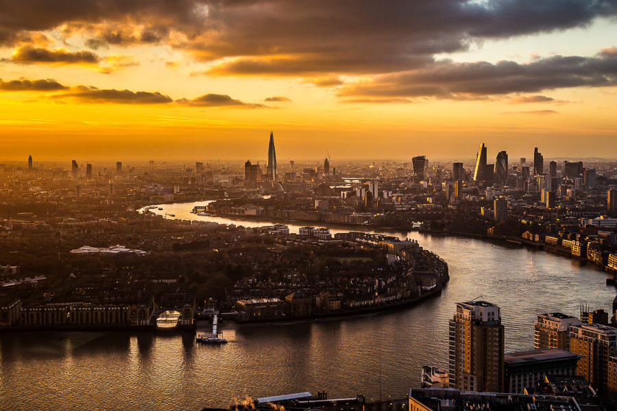 London Sunset Skyline