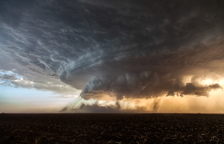 Supercell and tornadoes