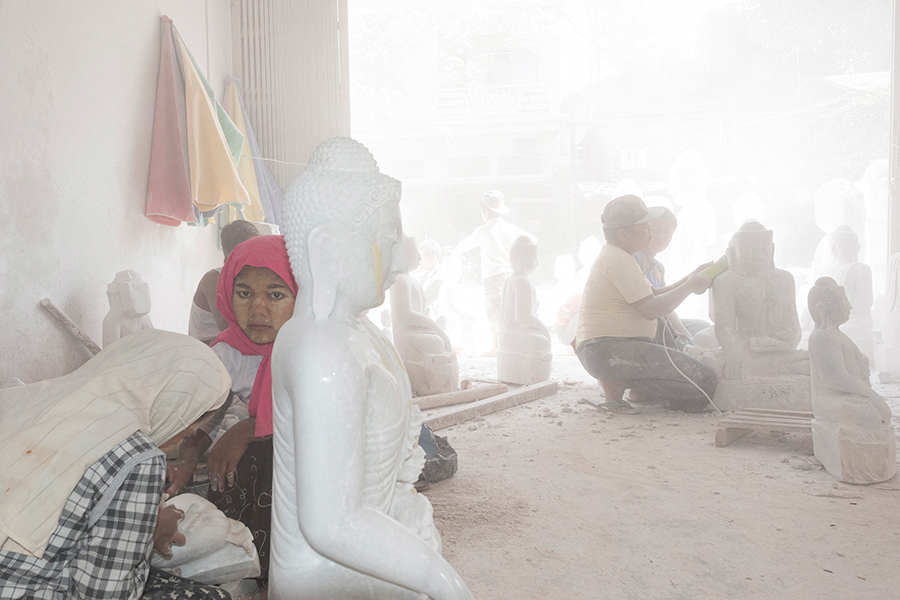 The Stone Masons of Mandalay