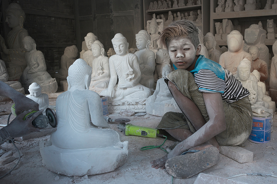 The Stone Masons of Mandalay