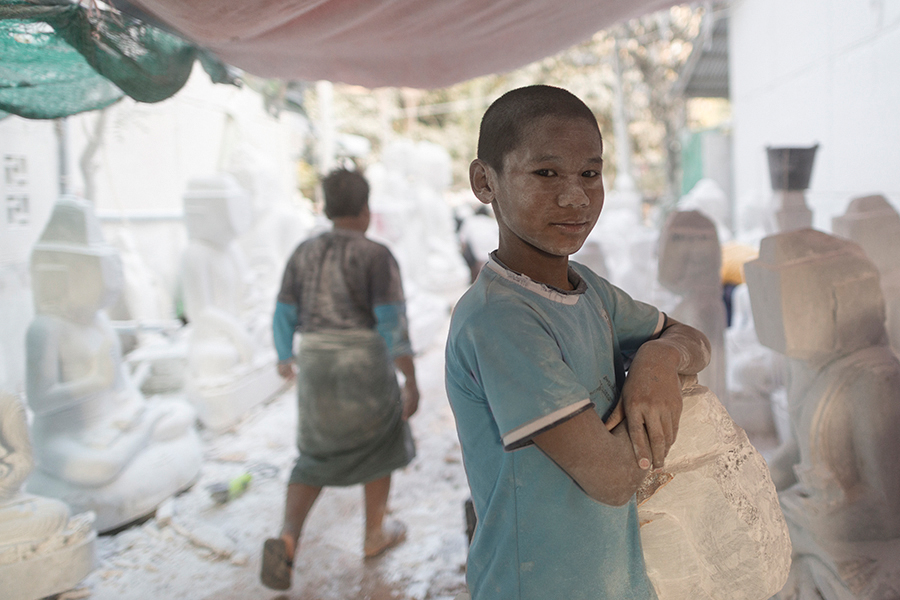 The Stone Masons of Mandalay