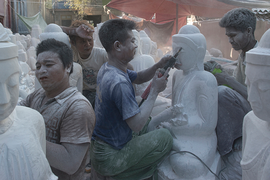 The Stone Masons of Mandalay