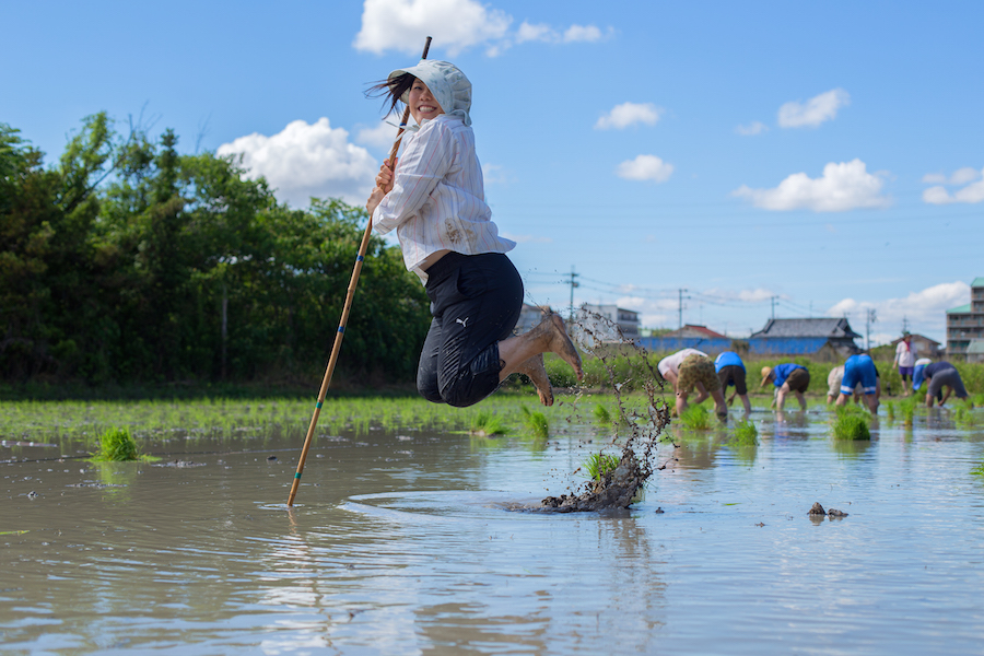 The Levitation Rice Planting