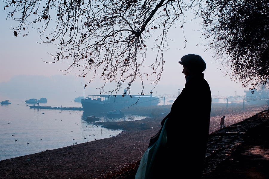 At the banks of the River Danube