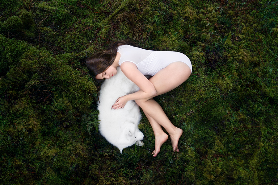 Woman + Wolf