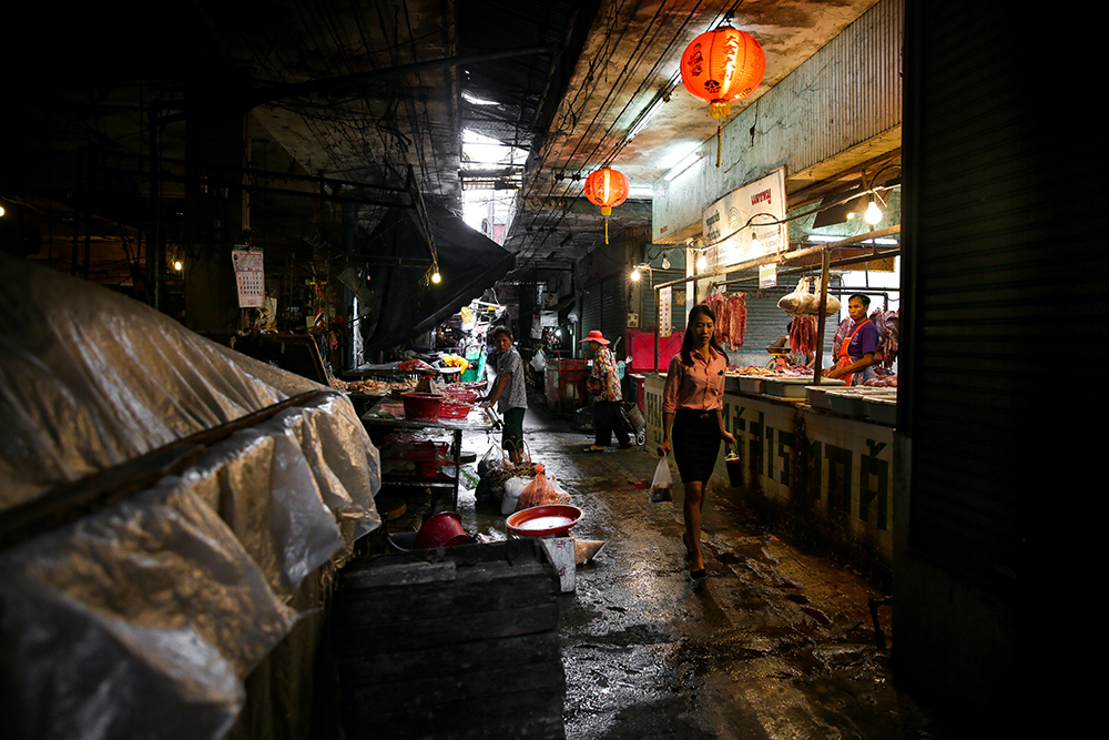 meat market of Khon Kaen thailand ...