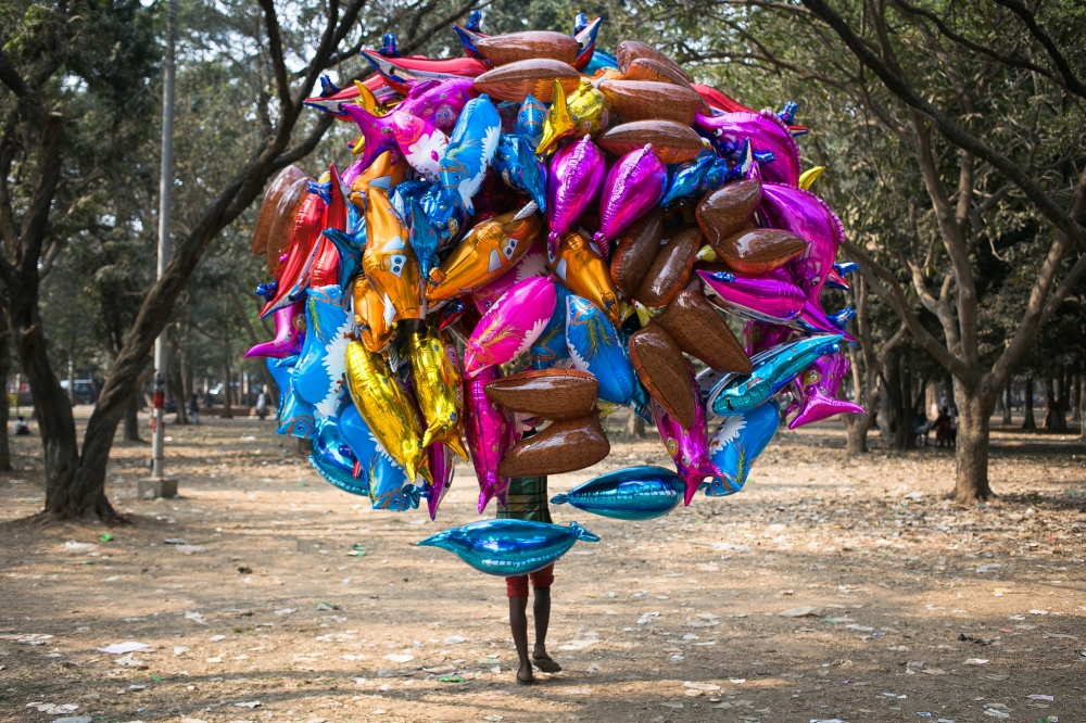 A balloon seller