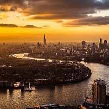 London Sunset Skyline