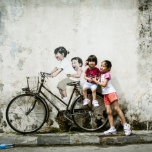 Children on a Bicycle
